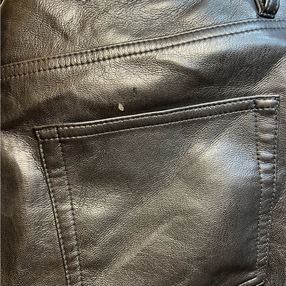 Aritzia Melina Leather Pant in Black - Picture 7 of 7